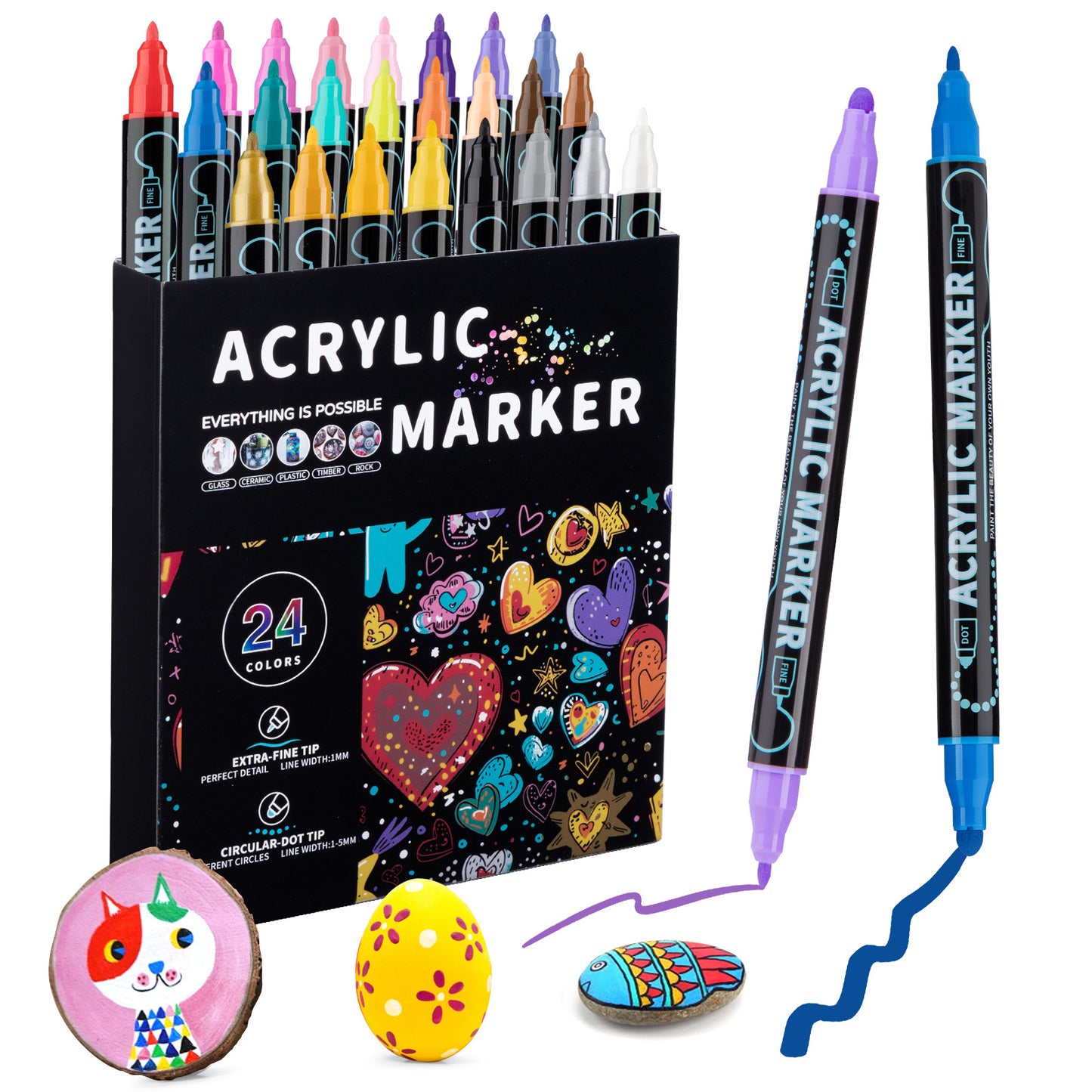 acrylic markers