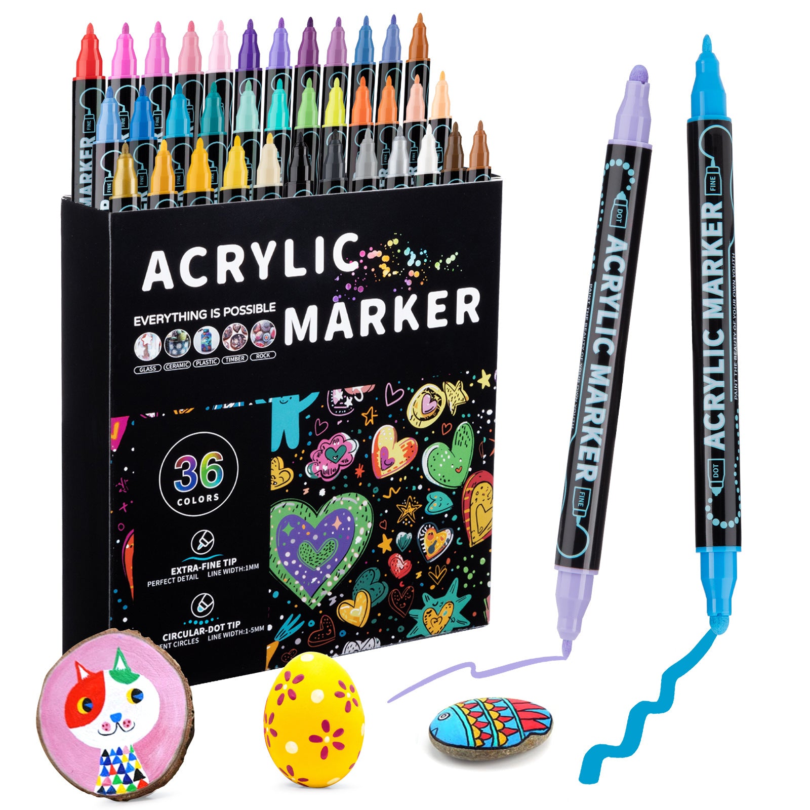 acrylic markers