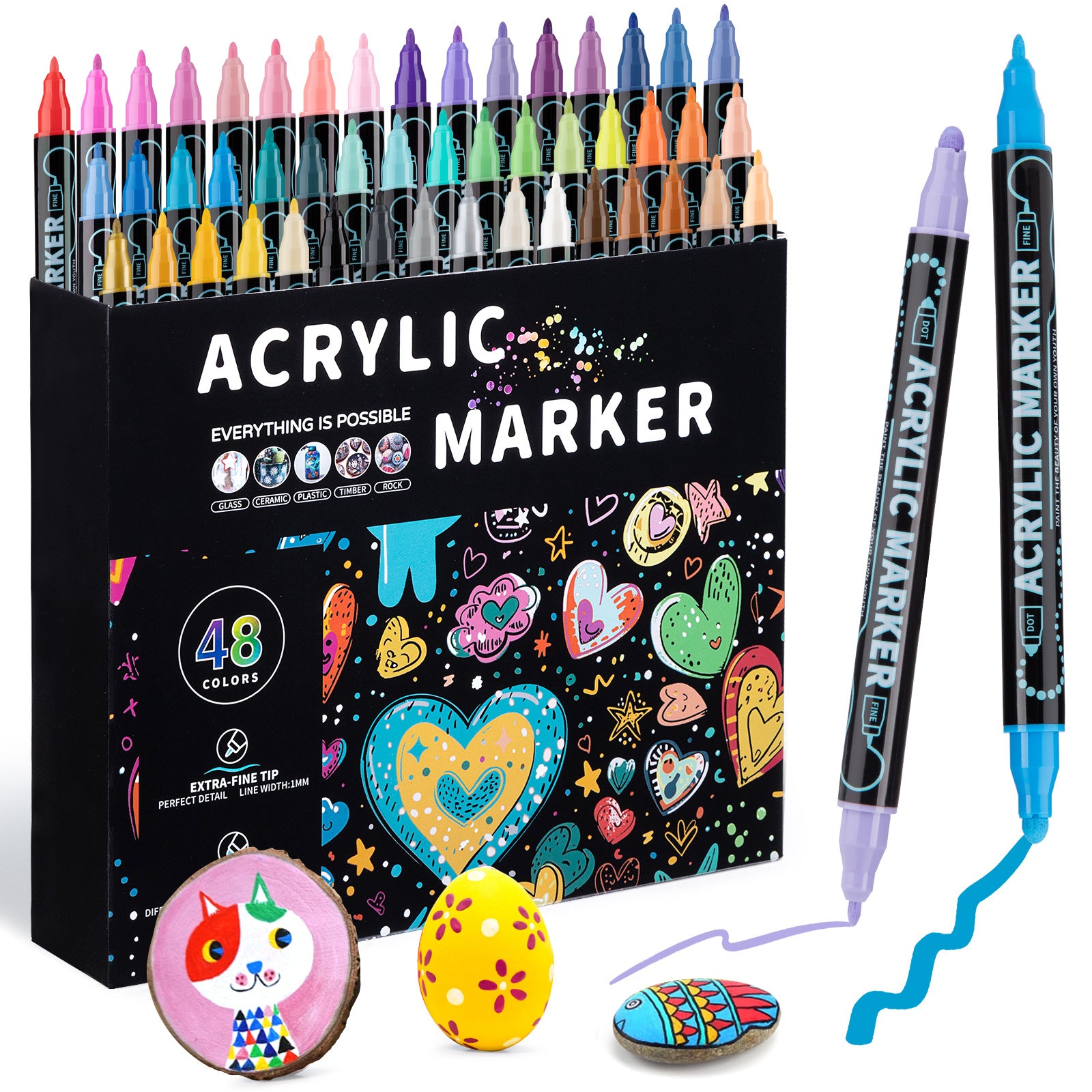 acrylic markers