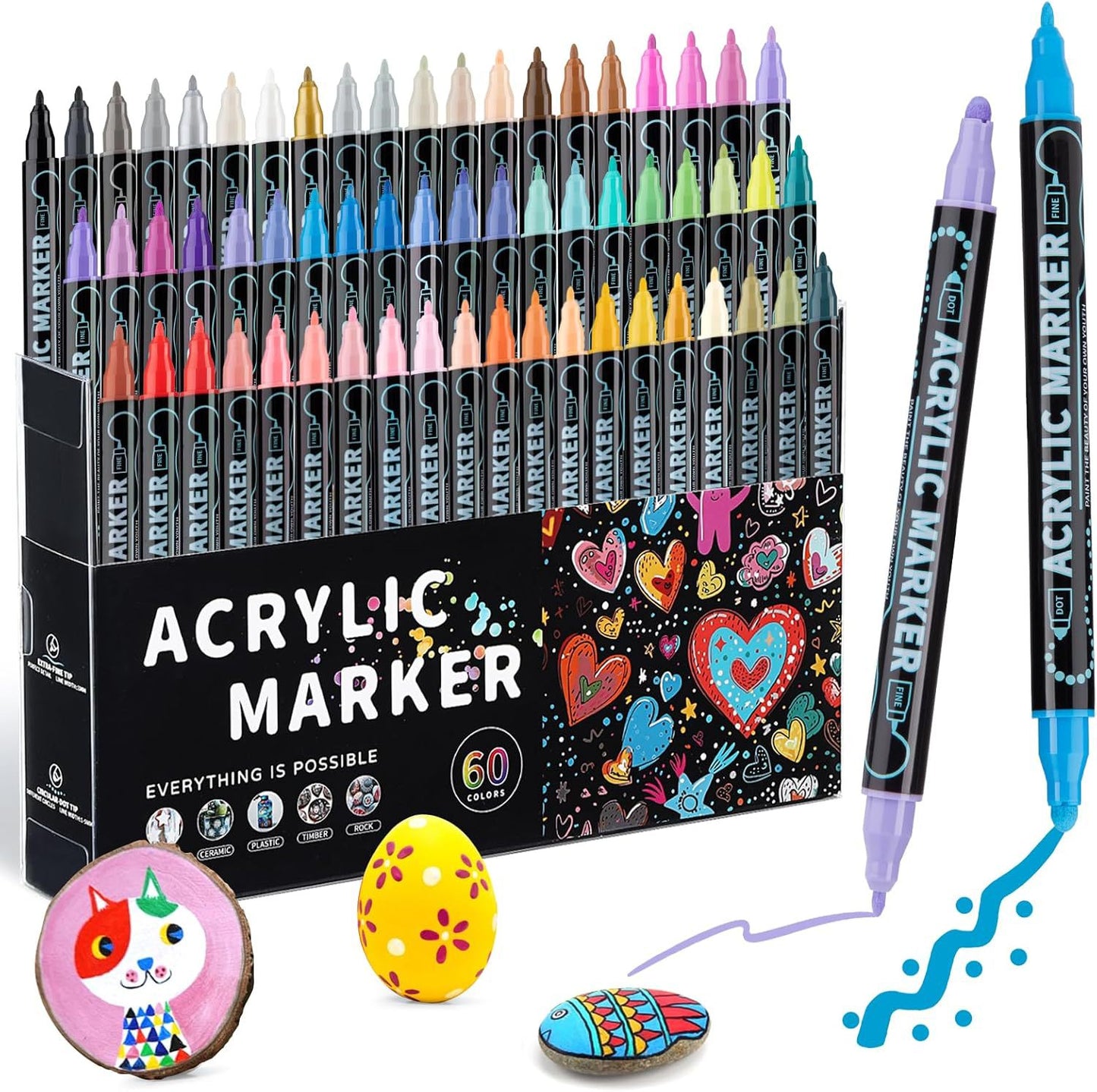 acrylic markers