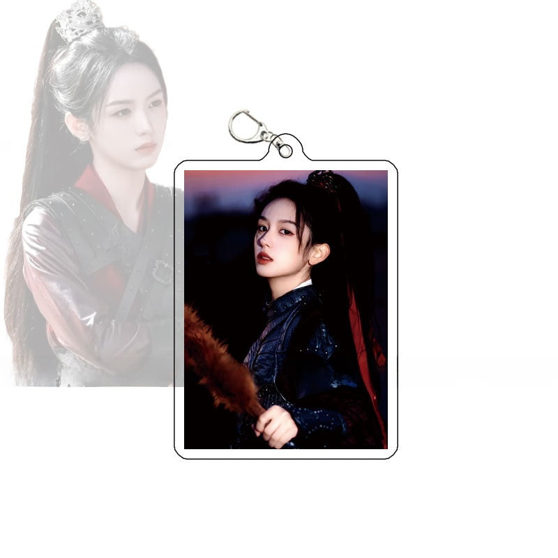 Acrylic merchandise pendant, double-sided keychain, book bag decoration