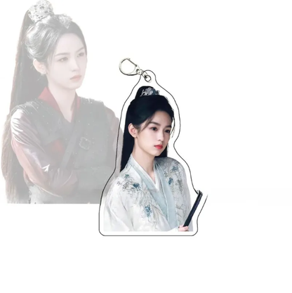 Acrylic merchandise pendant, double-sided keychain, book bag decoration