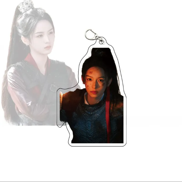 Acrylic merchandise pendant, double-sided keychain, book bag decoration