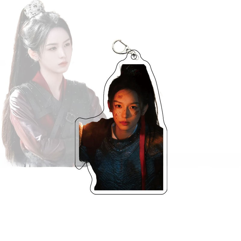 Acrylic merchandise pendant, double-sided keychain, book bag decoration