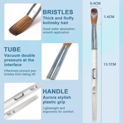 Acrylic nail brush
