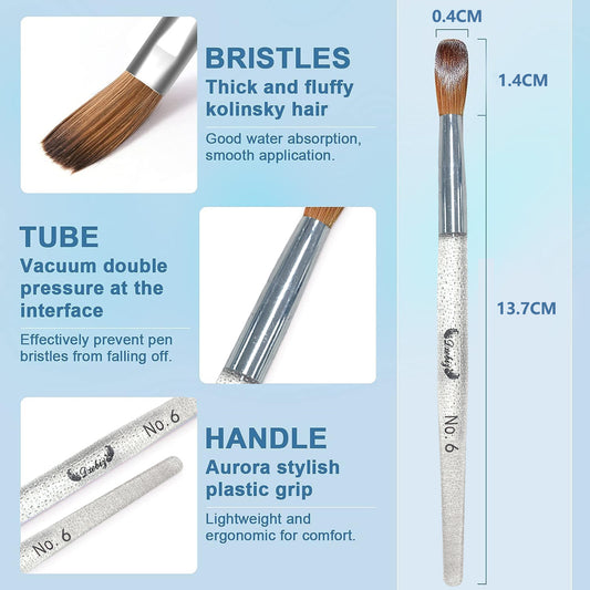 Acrylic nail brush