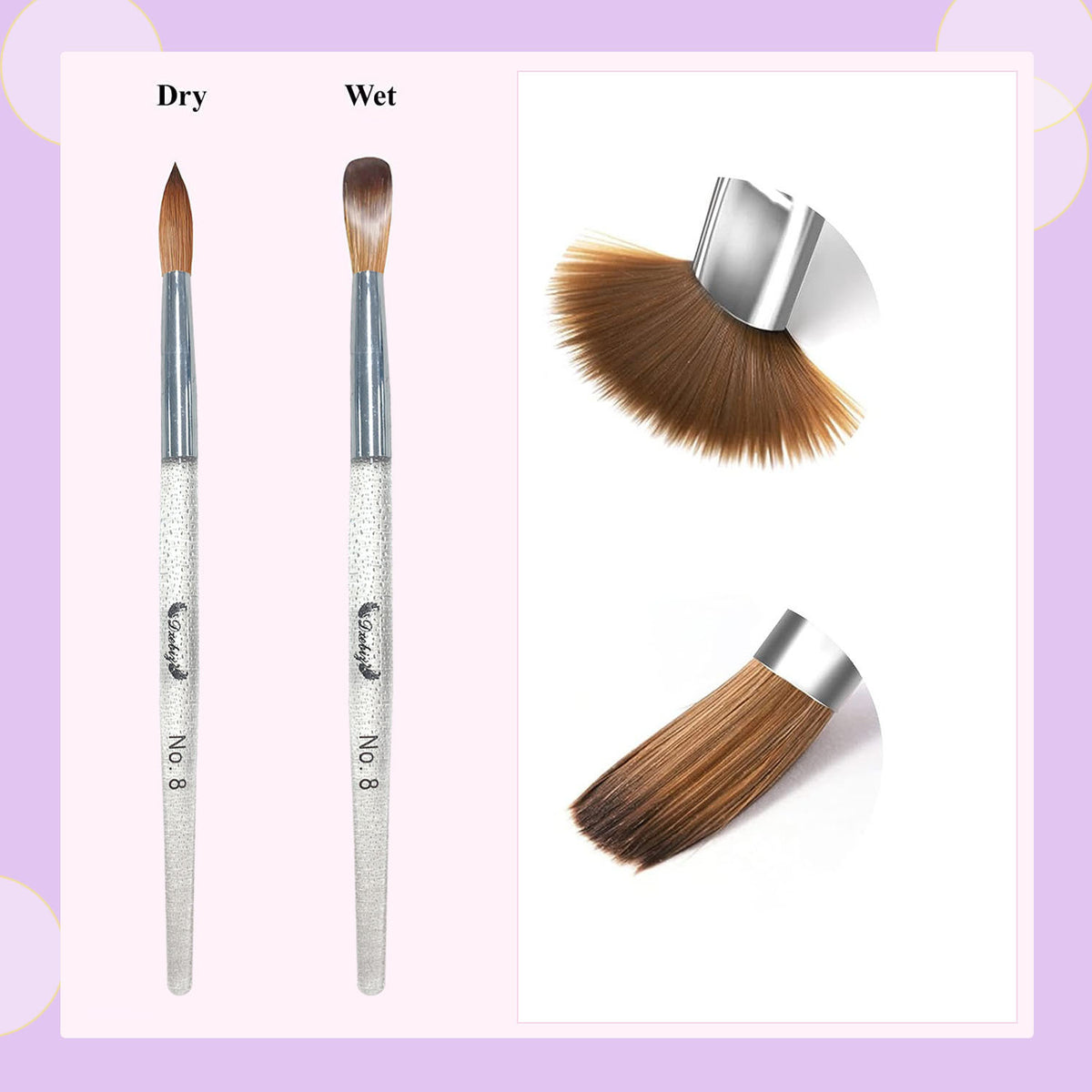 Acrylic nail brush