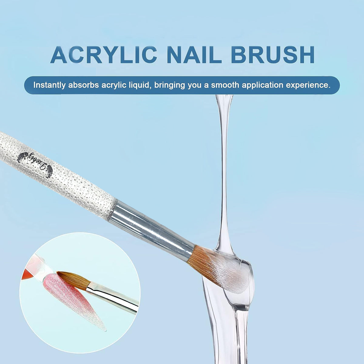 Acrylic nail brush