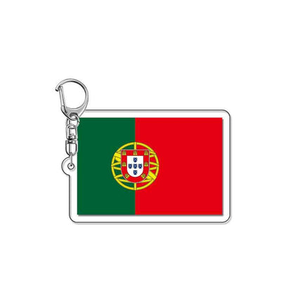 Acrylic National Flag Keychain Pendant