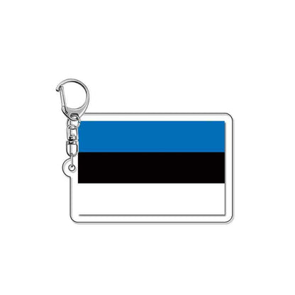 Acrylic National Flag Keychain Pendant