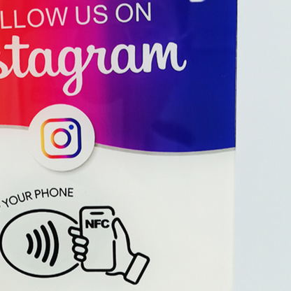 Acrylic NFC Review Table Card