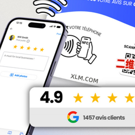 Acrylic NFC Review Table Card