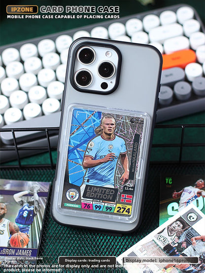 Acrylic Phone Case with Card Holder for iPhone Series