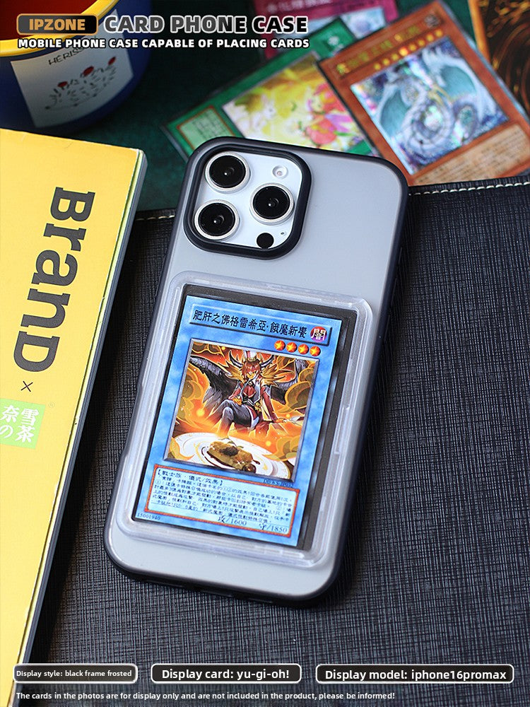 Acrylic Phone Case with Card Holder for iPhone Series