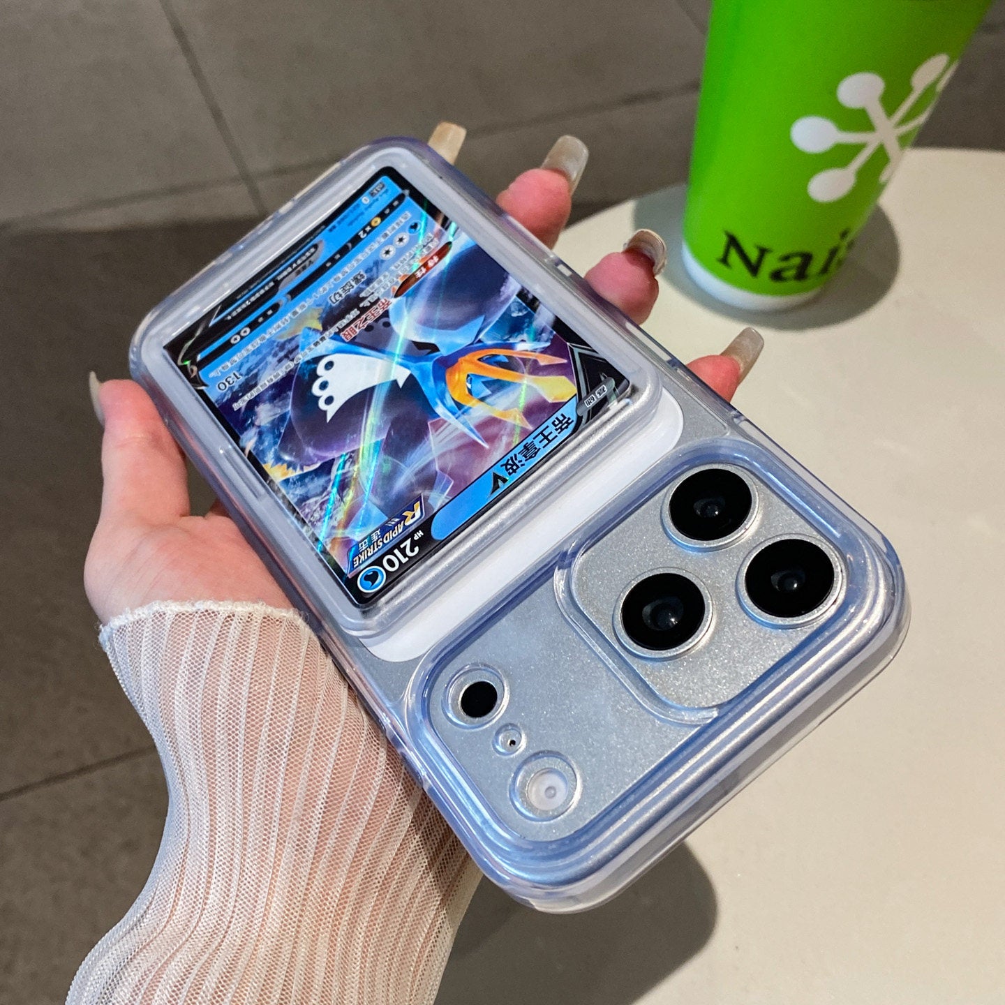 Acrylic Phone Case with Card Holder