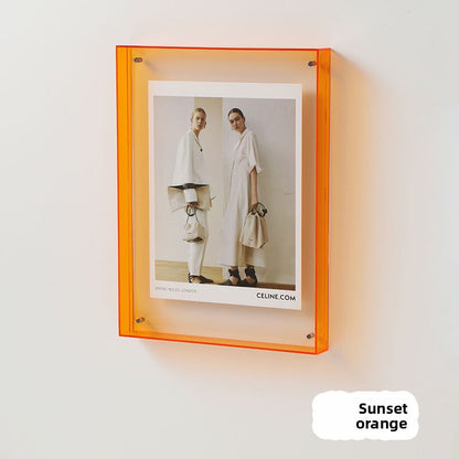 Acrylic photo frame display stand