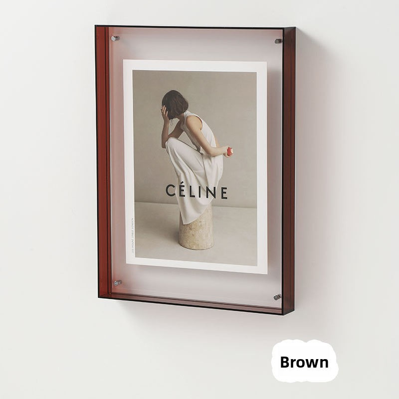 Acrylic photo frame display stand