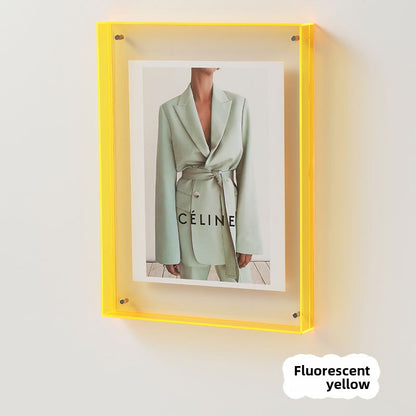 Acrylic photo frame display stand