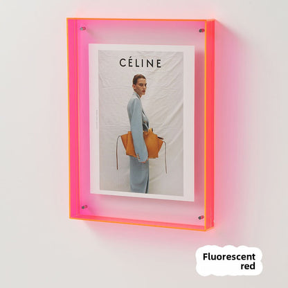 Acrylic photo frame display stand