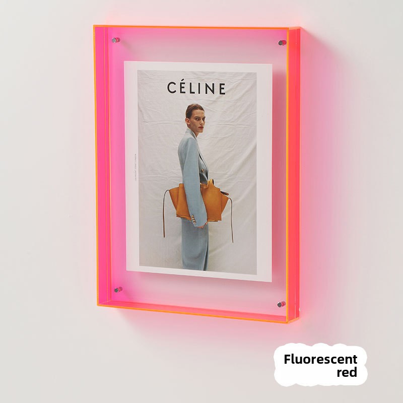 Acrylic photo frame display stand