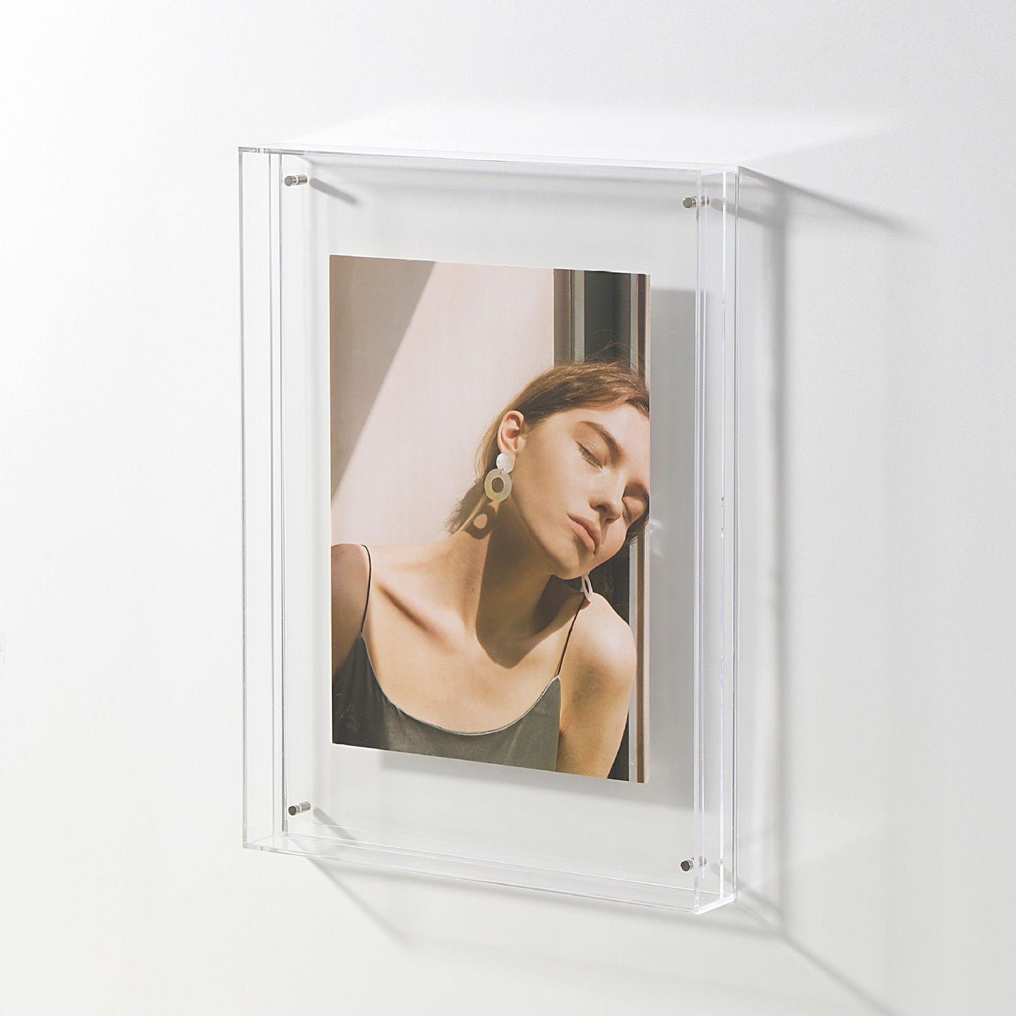 Acrylic photo frame display stand
