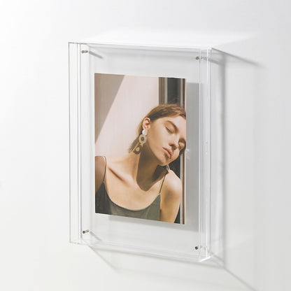 Acrylic photo frame display stand