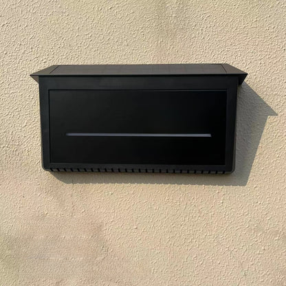 Acrylic printed doorplate with light fixture