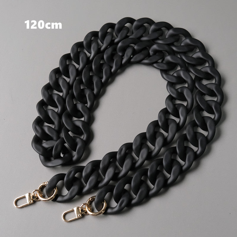 Acrylic Resin Handbag Chain in Multiple Colors and Lengths