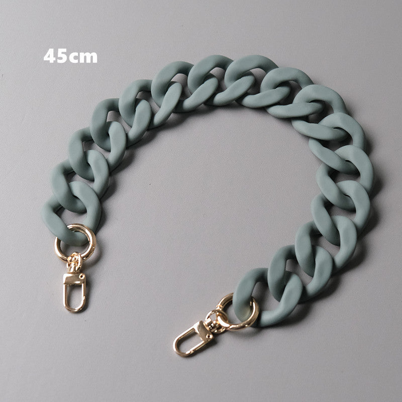 Acrylic Resin Handbag Chain in Multiple Colors and Lengths
