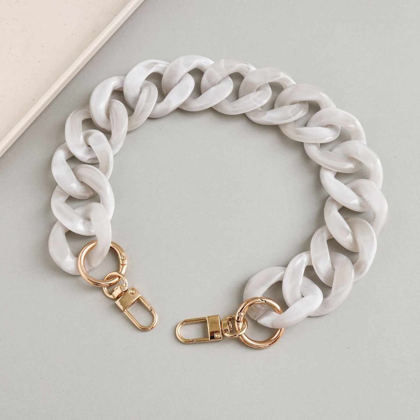 Acrylic Resin Handbag Chain in Multiple Colors and Lengths