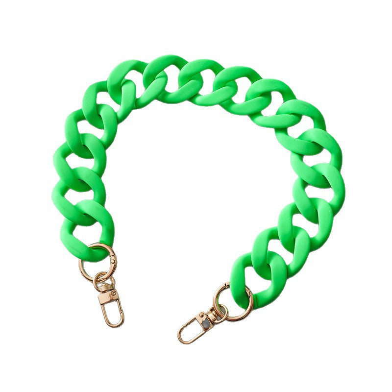 Acrylic Resin Handbag Chain in Multiple Colors and Lengths