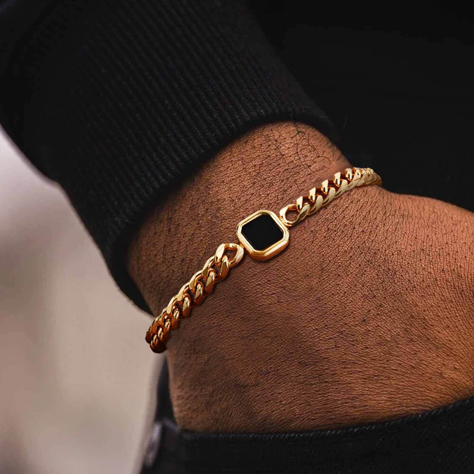 Acrylic six-sided bracelet