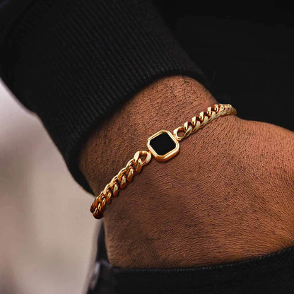 Acrylic six-sided bracelet