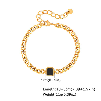 Acrylic six-sided bracelet