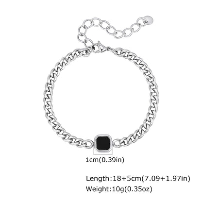 Acrylic six-sided bracelet