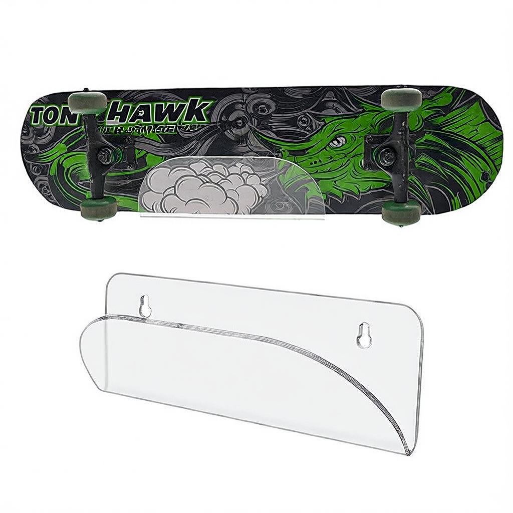 Acrylic skateboard bracket