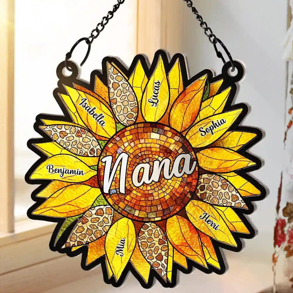 Acrylic Sunflower Hanging Ornament