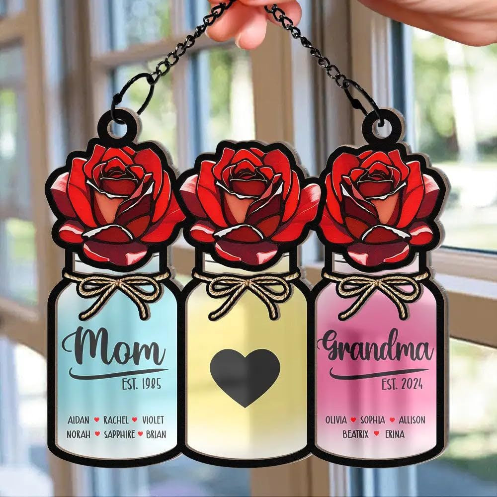 Acrylic Sunflower Hanging Ornament