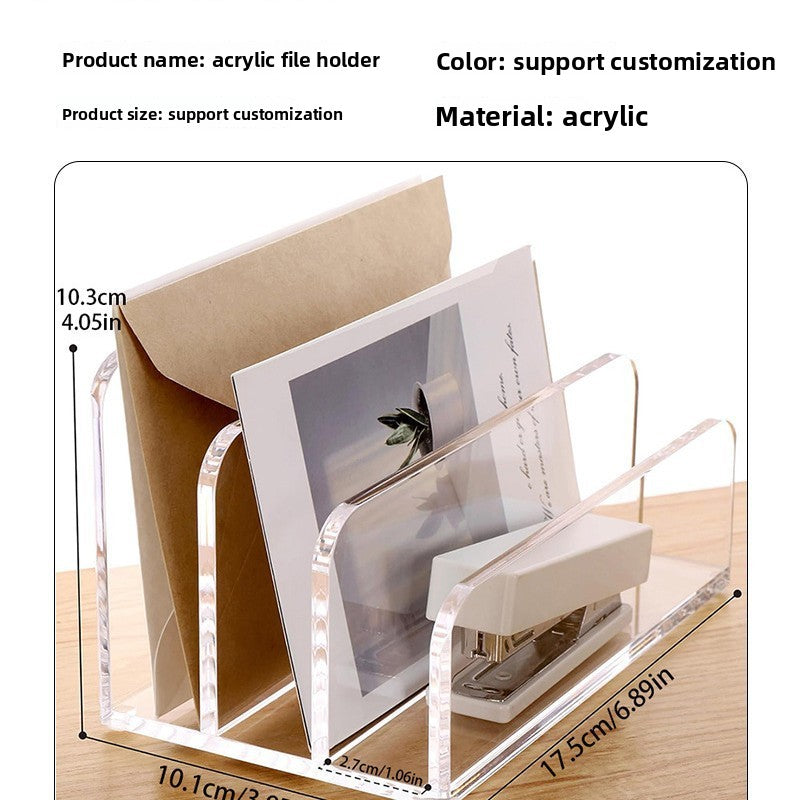 Acrylic transparent storage box