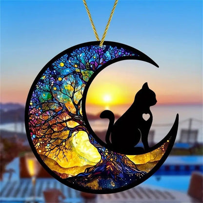 Acrylic Tree of Life Eagle Flag Wall Decoration