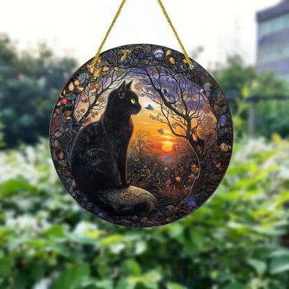 Acrylic Tree of Life Eagle Flag Wall Decoration