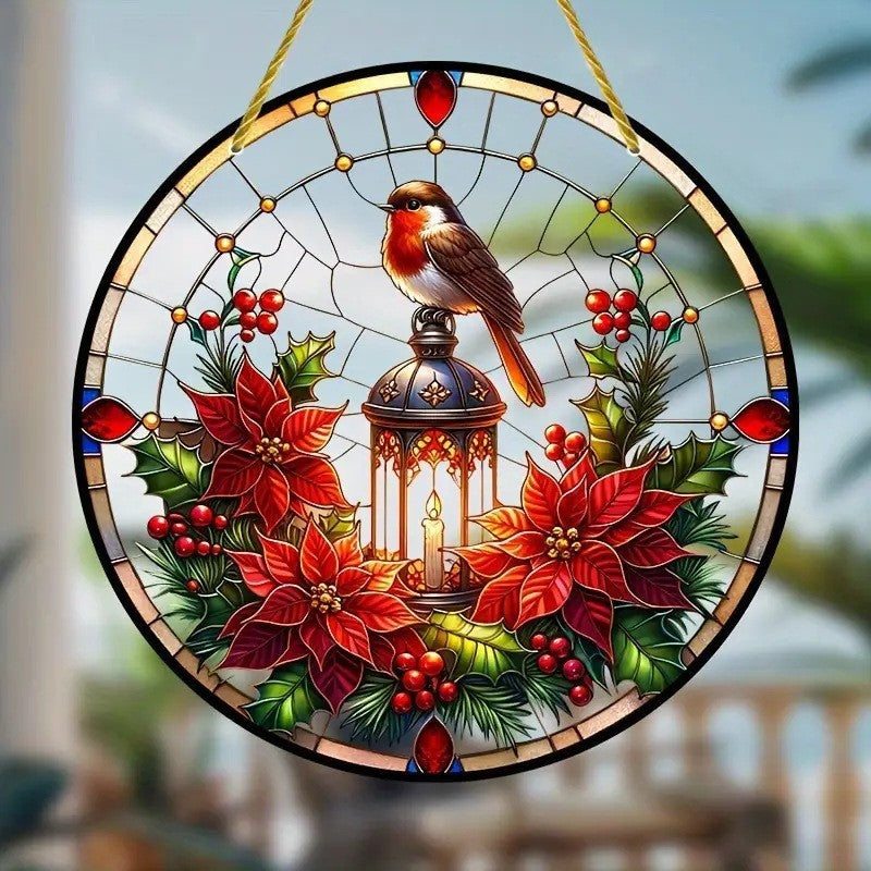 Acrylic Tree of Life Eagle Flag Wall Decoration