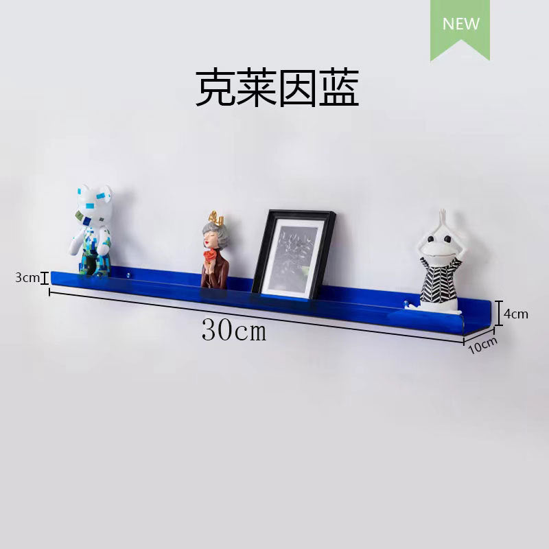 Acrylic wall-mounted storage rack