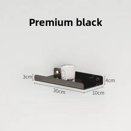 Acrylic wall-mounted storage rack
