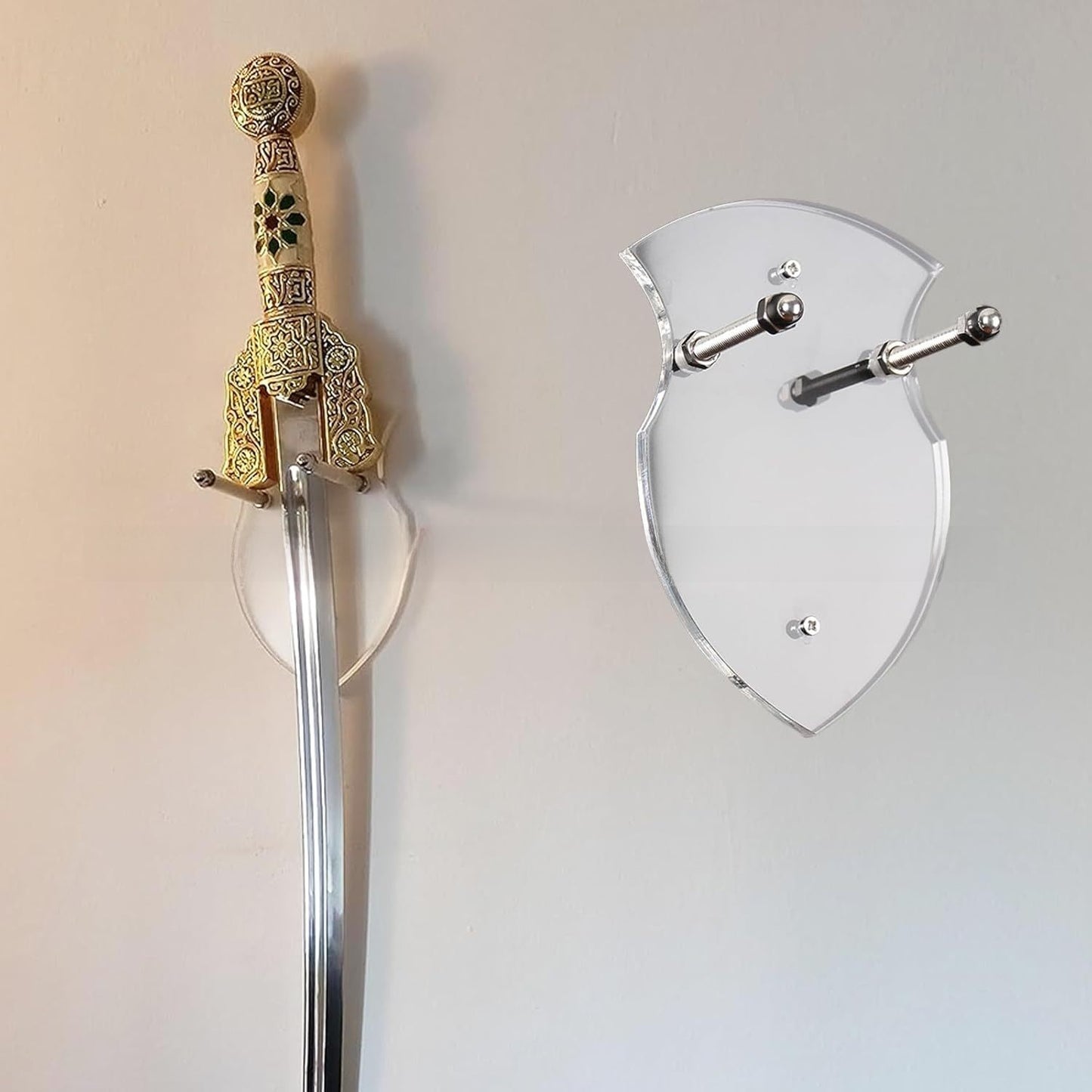 Acrylic Wall Sword Rack Hook