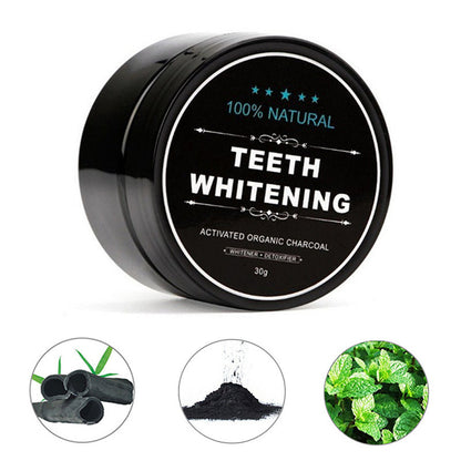 Activated carbon tooth powder tooth whitening powder bamboo charcoal tooth washing powder coconut shell tooth beauty powder whitening tooth powder tooth cleaning tooth washing powder