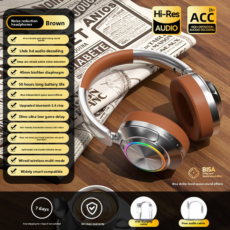 Active Noise Cancelling Bluetooth Gaming Headset