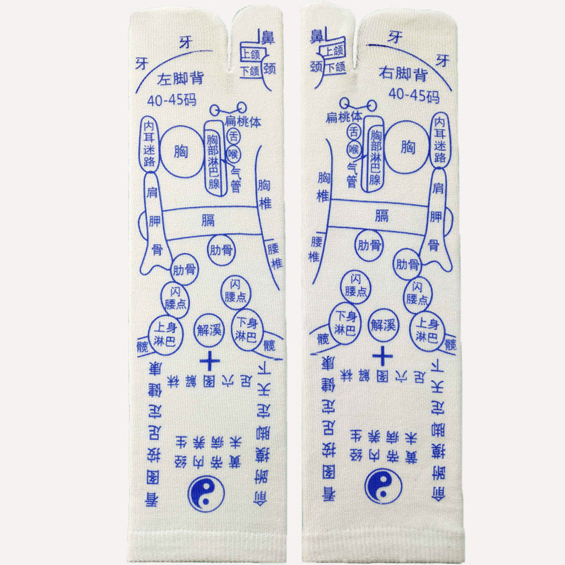 Acupoint Diagram Socks