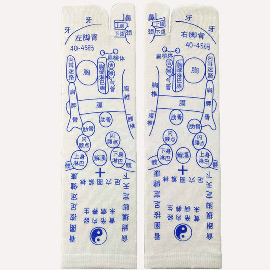 Acupoint Diagram Socks