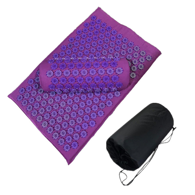 Acupuncture Yoga Mat Pillow Set with Carry Bag